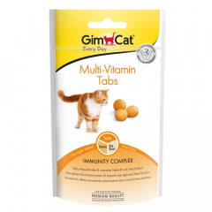 GimCat Мультивитамин табс Кормовая добавка для кошек, 40 г