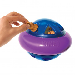 Игрушка для собак Hopz мяч для лакомств с пищалкой
