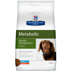 Prescription Diet Metabolic Mini Weight Management сухой корм для собак, с курицей, 1,5кг