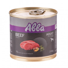 Adult Консервы для взрослых собак всех пород, говядина, 240 гр.