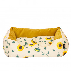 Лежак Pure Sun для кошек и собак Подсолнухи 70х60х18 см
