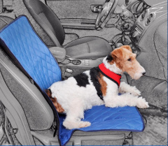 Накидка для собак на переднее сидение автомобиля 100x50 см
