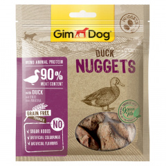 GimDog Дополнительный корм для собак, наггетсы утиные, 55 г
