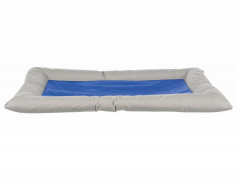 Лежак охлаждающий Cool Dreamer для кошек и собак мелких и средних пород, 90х55 см, синий/серый