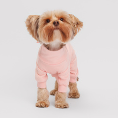 Костюм флисовый для собак, XS, розовый
