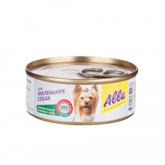 Влажный корм (консервы) для маленьких собак, с кусочками нежной телятины в желе, 100 гр.