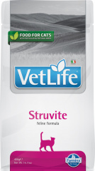 Vet Life Struvite диетический сухой корм для кошек при мочекаменной болезни, 400г