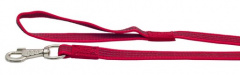 Поводок нейлон с латексной нитью двухсторонний 20мм*3м красный