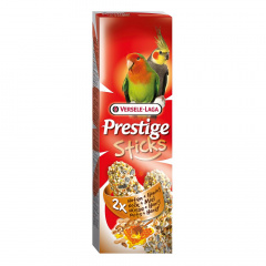 Prestige Палочки для средних попугаев с орехами и медом, 2х70 г