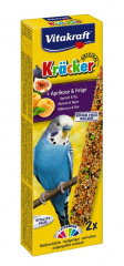 лакомство для волнистых попугаев крекеры фруктовые, уп. 60 г (2 шт.)