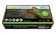 Forest CocoChips Натуральный грунт для террариумов Кокосовые чипсы, 6л из 450г