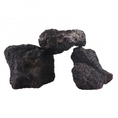 Декорация природная Черный вулканический камень S 5-10 см