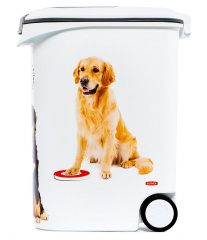 Контейнер для хранения корма PET LIFE DOG на колесиках, 20кг/54л