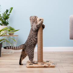 Когтеточка-столбик (30х30х53 см) для кошек