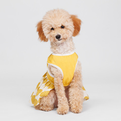 Платье для собак и кошек, M, желтое