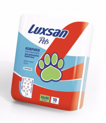 Пеленки для кошек/собак впитывающие Люксан Премиум №10, 60х90 см
