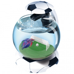 Аквариум Cascade Globe Football 6,8л круглый с LED светильником