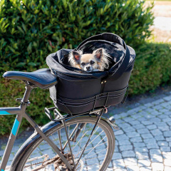 Сумка-переноска для велоперевозок EVA для собак мелкого размера, 29х42х48 см, черная