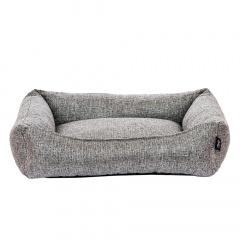 Лежак Рогожка для кошек и собак средних пород 70х60 см, серый