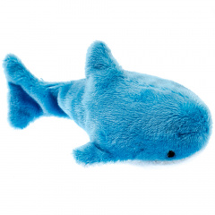 Игрушка для кошек Акула с погремушкой, 10 см