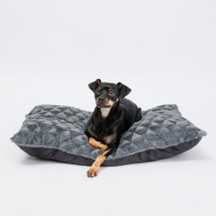 Подушка для собак и кошек, 55х80 см, серая