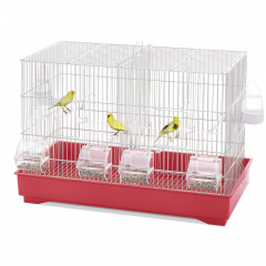 Клетка для птиц Cova 55, 58х31х40 см, дымчато-красная