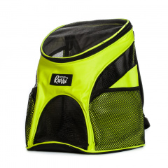 Рюкзак переноска для кошек и собак, зеленый, 35х25х31 см