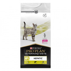 Veterinary Diets HP ST/OX Hepatic сухой корм для взрослых кошек для поддержания функции печени при хронической печеночной недостаточности, 1,5 кг