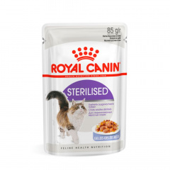 Sterilised Влажный корм (пауч) для стерилизованных кошек, в желе, 85 гр.