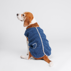 Жилетка-пальто для собак, M, синяя
