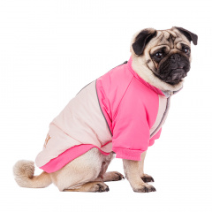 Куртка для собак M розовый (унисекс)