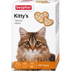 Kitty`s Витамины для кошек сердечки биотин/таурин, уп. 180 шт.