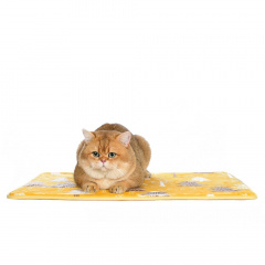 Подстилка для кошек и собак мелких и средних пород, 68х47 см, желтый