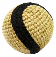 Игрушка для собак Мяч плетеный 6см джут