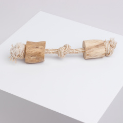 Игрушка для собак Палочки из кофейного дерева на веревке, 35 см