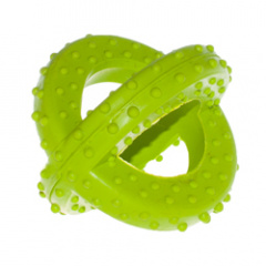 Игрушка для собак Грейфер резиновая зеленая 7,5 см