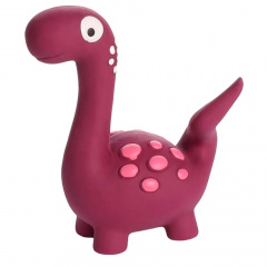 Игрушка для собак из латекса Динозавр, S, 5х10,5х11,3 см, фиолетовый