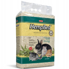 HEMP BED подстилка из пенькового волокна д/мелких домашних животных, кроликов, грызунов (3кг/30л)
