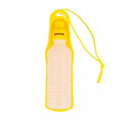Бутылка для воды для кошек и собак, 250 мл, желтая