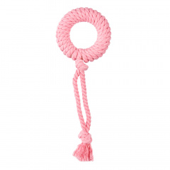 Игрушка для собак Кольцо 8 см, розовый