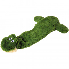Игрушка плюшевая для собак Лягушка Shaky, 14х32 см, зеленая