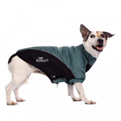 Куртка на молнии для собак средних пород 37x54x35см XL зеленый (унисекс)