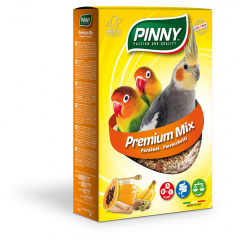 Корм для средних попугаев с фруктами, бисквитом и витаминами, 800 гр.
