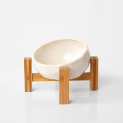 Керамическая миска на подставке - Cioto, Белый