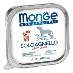 Monoprotein консервы для собак, с ягненком, 150 г