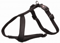 Шлейка Premium Y-harness, L–XL: 85–105 см/25 мм, черный