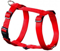 Шлейка для собак Ecco Sport S (30-45/33-54 см) нейлон красная