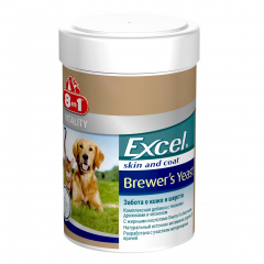 Excel Brewer`s Yeast добавка для кошек и собак Пивные дрожжи, 260таб.