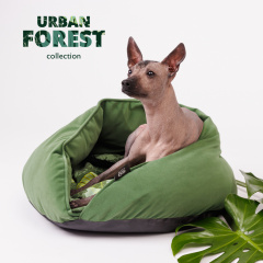Лежак для кошек и собак Urban Forest, 52х52х30 см