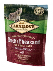 Hairball Control Duck <(>&<)> Pheasant for Adult корм для взрослых кошекдлявыведения комков шерсти с уткой и фазаном, 400 г